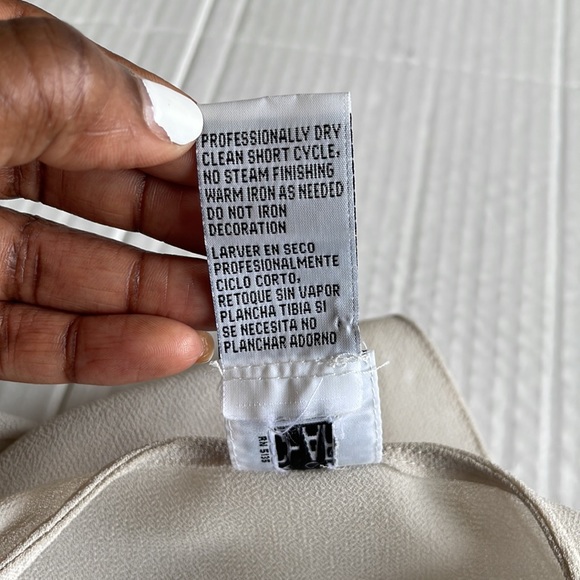 R&M Richards Cream Pink Floral Beaded Detail Sheer Blazer Jacket size 12P - Picture 6 of 17